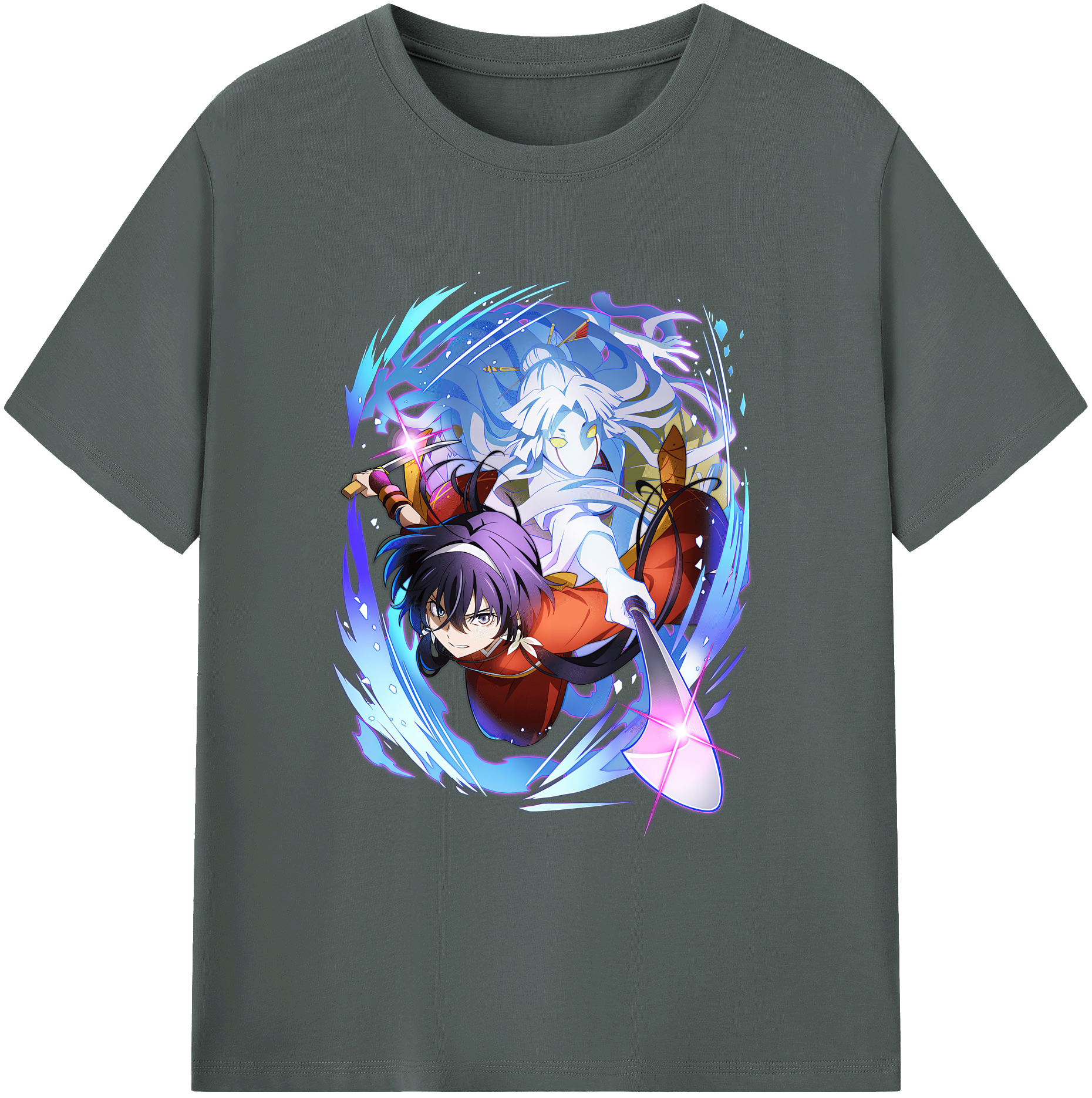 （画像用） 文豪ストレイドッグス Bungo Stray Dogs 綿100％ メンズ半袖Tシャツ｜肌触りやわらか＆通気性